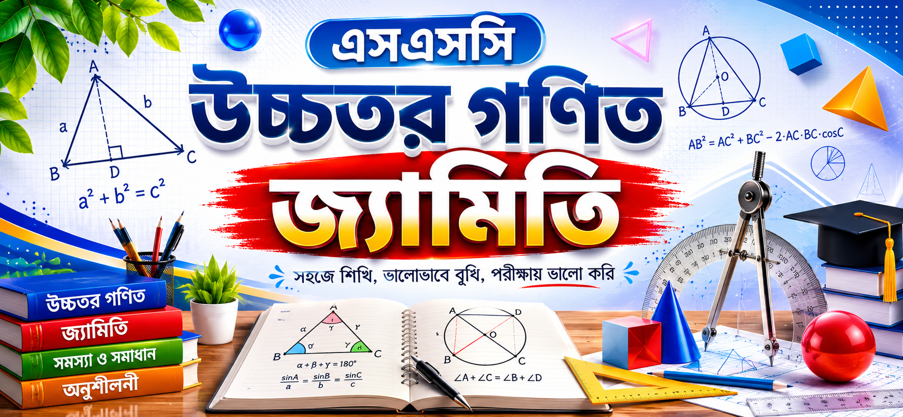 অধ্যায় ৩ – জ্যামিতি ( Higher Math Bangla Version) SSC