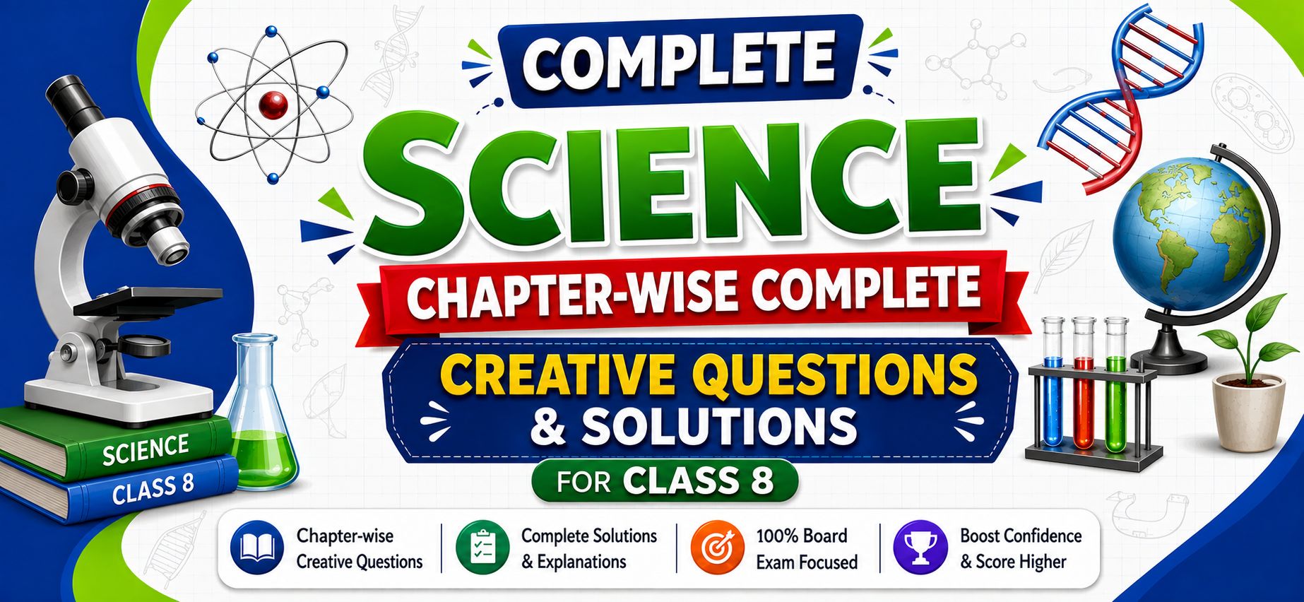 Class 8 Science chapter-wise creative questions and solutions