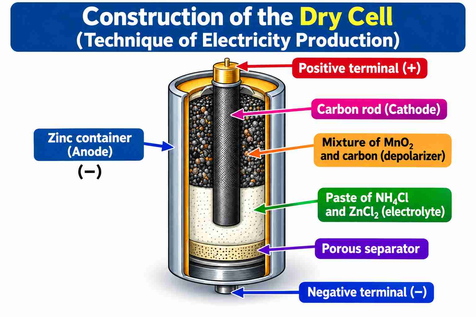 Construction of the Dry Cell