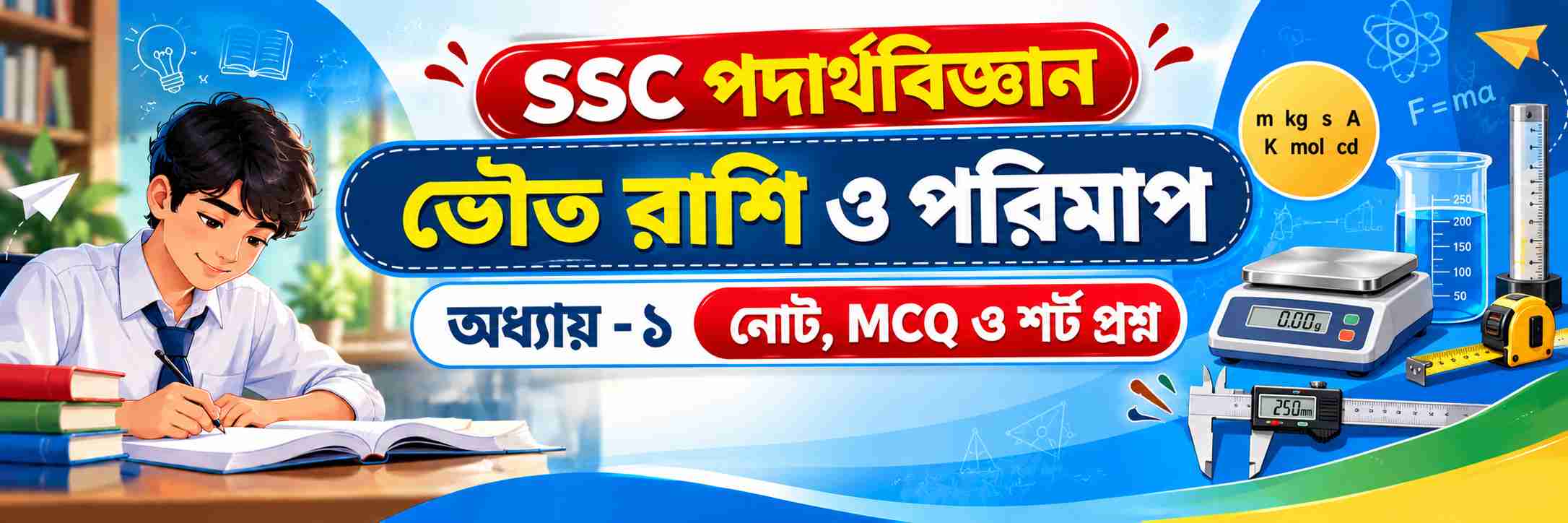 ভৌত রাশি ও পরিমাপ SSC পদার্থবিজ্ঞান নোট